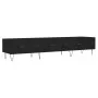 Black engineered wood TV cabinet 150x36x30 cm by vidaXL, TV Furniture - Ref: Foro24-829149, Price: 105,45 €, Discount: %