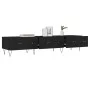Black engineered wood TV cabinet 150x36x30 cm by vidaXL, TV Furniture - Ref: Foro24-829149, Price: 105,45 €, Discount: %