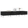 Schwarzer TV-Schrank aus Holzwerkstoff, 150 x 36 x 30 cm von vidaXL, TV-Möbel - Ref: Foro24-829149, Preis: 107,11 €, Rabatt: %