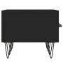 Black engineered wood TV cabinet 150x36x30 cm by vidaXL, TV Furniture - Ref: Foro24-829149, Price: 105,45 €, Discount: %