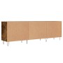 Mueble de TV madera de ingeniería roble ahumado 150x30x50 cm de vidaXL, Muebles TV - Ref: Foro24-829097, Precio: 90,50 €, Des...