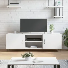 Weißer TV-Schrank aus Holzwerkstoff, 150 x 30 x 50 cm von vidaXL, TV-Möbel - Ref: Foro24-829092, Preis: 87,00 €, Rabatt: %