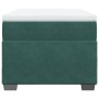 Cama box spring con colchón terciopelo verde oscuro 90x190 cm en Camas y somieres | Comprar online en Foro24