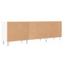 Weißer TV-Schrank aus Holzwerkstoff, 150 x 30 x 50 cm von vidaXL, TV-Möbel - Ref: Foro24-829092, Preis: 88,27 €, Rabatt: %