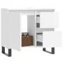 White plywood bathroom cabinet 65x33x60 cm by vidaXL, bathroom vanities - Ref: Foro24-831612, Price: 79,94 €, Discount: %