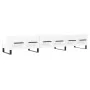 Glossy white engineered wood TV cabinet 150x36x30 cm by vidaXL, TV Furniture - Ref: Foro24-829174, Price: 118,94 €, Discount: %