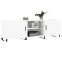 Mueble de TV madera de ingeniería blanco brillante 150x30x50 cm de vidaXL, Muebles TV - Ref: Foro24-829118, Precio: 128,22 €,...