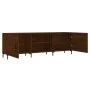 Brown oak engineered wood TV cabinet 150x30x50 cm by vidaXL, TV Furniture - Ref: Foro24-829107, Price: 105,45 €, Discount: %