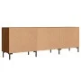 Brown oak engineered wood TV cabinet 150x30x50 cm by vidaXL, TV Furniture - Ref: Foro24-829107, Price: 105,45 €, Discount: %