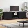 Mueble para TV madera de ingeniería negro 150x30x50 cm de vidaXL, Muebles TV - Ref: Foro24-829117, Precio: 142,08 €, Descuent...
