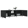 Mueble para TV madera de ingeniería negro 150x30x50 cm de vidaXL, Muebles TV - Ref: Foro24-829117, Precio: 142,08 €, Descuent...