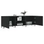 Schwarzer TV-Schrank aus Holzwerkstoff, 150 x 30 x 50 cm von vidaXL, TV-Möbel - Ref: Foro24-829117, Preis: 139,34 €, Rabatt: %