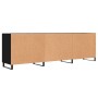Mueble para TV madera de ingeniería negro 150x30x50 cm de vidaXL, Muebles TV - Ref: Foro24-829117, Precio: 142,08 €, Descuent...