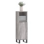 Sonoma gray plywood bathroom cabinet 30x30x100 cm by vidaXL, bathroom vanities - Ref: Foro24-831570, Price: 46,69 €, Discount: %