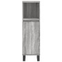 Sonoma gray plywood bathroom cabinet 30x30x100 cm by vidaXL, bathroom vanities - Ref: Foro24-831570, Price: 46,69 €, Discount: %