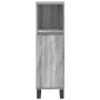 Sonoma gray plywood bathroom cabinet 30x30x100 cm by vidaXL, bathroom vanities - Ref: Foro24-831570, Price: 46,88 €, Discount: %