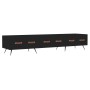 Mueble de TV madera de ingeniería negro 150x36x30 cm de vidaXL, Muebles TV - Ref: Foro24-829125, Precio: 115,08 €