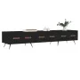 Mueble de TV madera de ingeniería negro 150x36x30 cm de vidaXL, Muebles TV - Ref: Foro24-829125, Precio: 109,42 €, Descuento: %