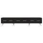 Mueble de TV madera de ingeniería negro 150x36x30 cm de vidaXL, Muebles TV - Ref: Foro24-829125, Precio: 109,42 €, Descuento: %