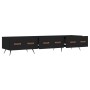 Mueble de TV madera de ingeniería negro 150x36x30 cm de vidaXL, Muebles TV - Ref: Foro24-829125, Precio: 115,08 €