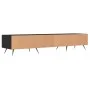 Mueble de TV madera de ingeniería negro 150x36x30 cm de vidaXL, Muebles TV - Ref: Foro24-829125, Precio: 109,42 €, Descuento: %