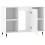 White engineered wood bathroom cabinet 80x33x60 cm by vidaXL, bathroom vanities - Ref: Foro24-831620, Price: 51,46 €, Discoun...