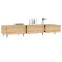 Mueble de TV madera de ingeniería roble Sonoma 150x36x30 cm de vidaXL, Muebles TV - Ref: Foro24-829135, Precio: 93,12 €, Desc...