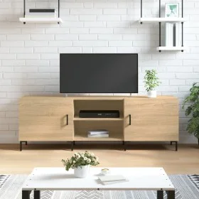 Mueble para TV madera de ingeniería roble Sonoma 150x30x50 cm de vidaXL, Muebles TV - Ref: Foro24-829103, Precio: 87,99 €, De...