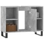 Betongrauer Badezimmerschrank aus Holzwerkstoff, 80 x 33 x 60 cm von vidaXL, Badezimmerwaschtische - Ref: Foro24-831640, Prei...