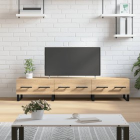 Mueble de TV madera de ingeniería roble Sonoma 150x36x30 cm de vidaXL, Muebles TV - Ref: Foro24-829175, Precio: 91,95 €, Desc...