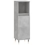 Badezimmerschrank aus grauem Beton-Sperrholz, 30x30x100 cm. von vidaXL, Badezimmerwaschtische - Ref: Foro24-831552, Preis: 46...