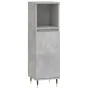 Badezimmerschrank aus grauem Beton-Sperrholz, 30x30x100 cm. von vidaXL, Badezimmerwaschtische - Ref: Foro24-831552, Preis: 45...