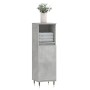 Badezimmerschrank aus grauem Beton-Sperrholz, 30x30x100 cm. von vidaXL, Badezimmerwaschtische - Ref: Foro24-831552, Preis: 46...
