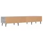 Engineered wood TV stand in Sonoma gray, 150x36x30 cm by vidaXL, TV Furniture - Ref: Foro24-829170, Price: 94,97 €, Discount: %
