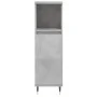 Badezimmerschrank aus grauem Beton-Sperrholz, 30x30x100 cm. von vidaXL, Badezimmerwaschtische - Ref: Foro24-831552, Preis: 45...