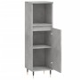 Badezimmerschrank aus grauem Beton-Sperrholz, 30x30x100 cm. von vidaXL, Badezimmerwaschtische - Ref: Foro24-831552, Preis: 46...