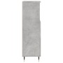 Badezimmerschrank aus grauem Beton-Sperrholz, 30x30x100 cm. von vidaXL, Badezimmerwaschtische - Ref: Foro24-831552, Preis: 46...