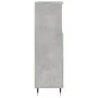Badezimmerschrank aus grauem Beton-Sperrholz, 30x30x100 cm. von vidaXL, Badezimmerwaschtische - Ref: Foro24-831552, Preis: 45...