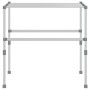 Tendedero de ropa aluminio 83x(50-55)x(40-85) cm