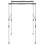 Tendedero de ropa aluminio 83x(50-55)x(40-85) cm