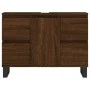 Badmöbel Holzwerkstoff Eiche braun 80x33x60 cm von vidaXL, Badezimmerwaschtische - Ref: Foro24-831667, Preis: 64,09 €, Rabatt: %