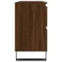 Badmöbel Holzwerkstoff Eiche braun 80x33x60 cm von vidaXL, Badezimmerwaschtische - Ref: Foro24-831667, Preis: 64,09 €, Rabatt: %