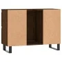 Badmöbel Holzwerkstoff Eiche braun 80x33x60 cm von vidaXL, Badezimmerwaschtische - Ref: Foro24-831667, Preis: 64,09 €, Rabatt: %