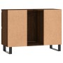 Badmöbel Holzwerkstoff Eiche braun 80x33x60 cm von vidaXL, Badezimmerwaschtische - Ref: Foro24-831667, Preis: 64,78 €, Rabatt: %