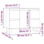 Badmöbel Holzwerkstoff Eiche braun 80x33x60 cm von vidaXL, Badezimmerwaschtische - Ref: Foro24-831667, Preis: 64,09 €, Rabatt: %
