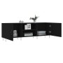Schwarzer TV-Schrank aus Holzwerkstoff, 150 x 30 x 50 cm von vidaXL, TV-Möbel - Ref: Foro24-829093, Preis: 85,00 €, Rabatt: %