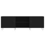 Schwarzer TV-Schrank aus Holzwerkstoff, 150 x 30 x 50 cm von vidaXL, TV-Möbel - Ref: Foro24-829093, Preis: 85,00 €, Rabatt: %
