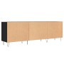 Schwarzer TV-Schrank aus Holzwerkstoff, 150 x 30 x 50 cm von vidaXL, TV-Möbel - Ref: Foro24-829093, Preis: 85,00 €, Rabatt: %