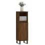 Badezimmerschrank aus braunem Eichensperrholz, 30 x 30 x 100 cm von vidaXL, Badezimmerwaschtische - Ref: Foro24-831571, Preis...
