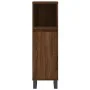Badezimmerschrank aus braunem Eichensperrholz, 30 x 30 x 100 cm von vidaXL, Badezimmerwaschtische - Ref: Foro24-831571, Preis...